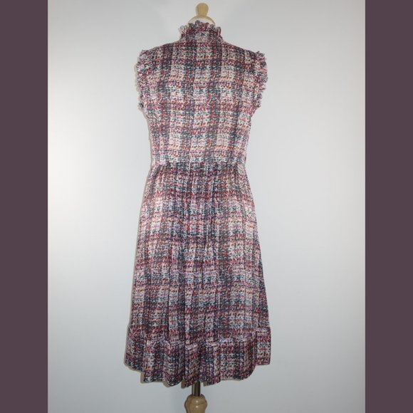 Carolina Herrera Sleeveless Silk Dress - Size M - Picture 5 of 15